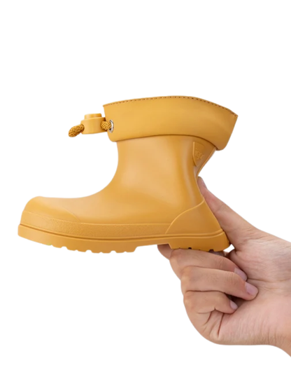 Bota Igor Baja Lluvia Cuello Amarillos para Niños(Unisex)