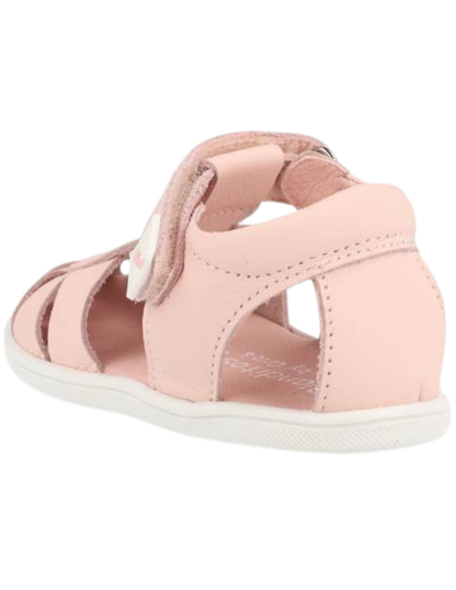 Sandalia Blanditos Barefoot Tiras Rosas para Niña