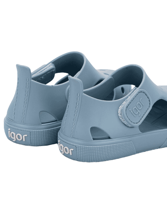 Sandalia Igor Sport Con Velcro Océano para Niño