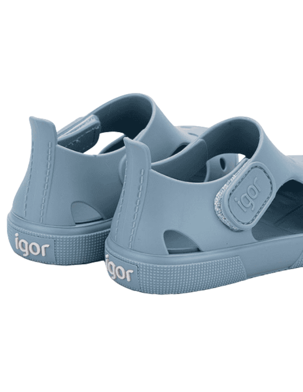 Sandalia Igor Sport Con Velcro Océano para Niño