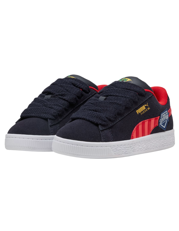 Tenis Puma Suede Xl Super Puma Ps Azul Marino para Niño