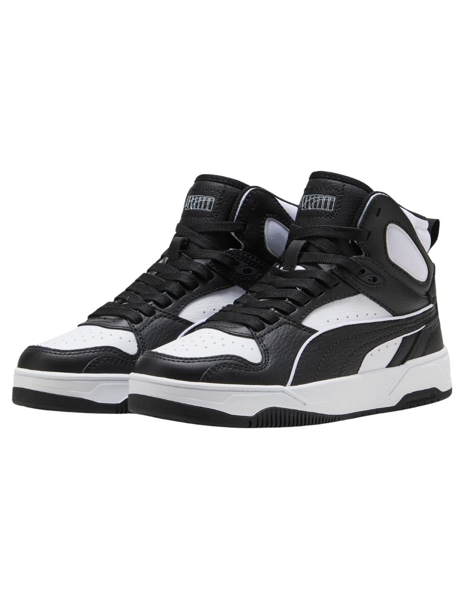 Tenis Puma Rbd Break Mid JR Negros para Niño