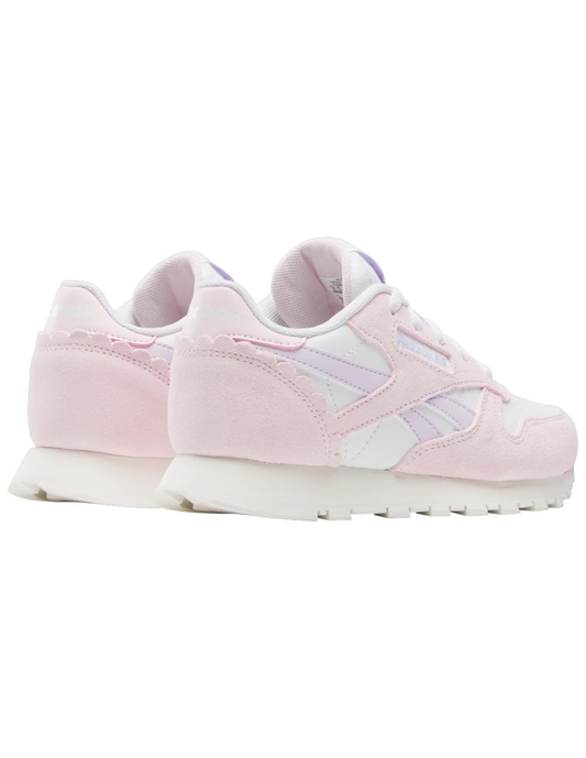 Tenis Reebok Classic Leather Rosas para Niña