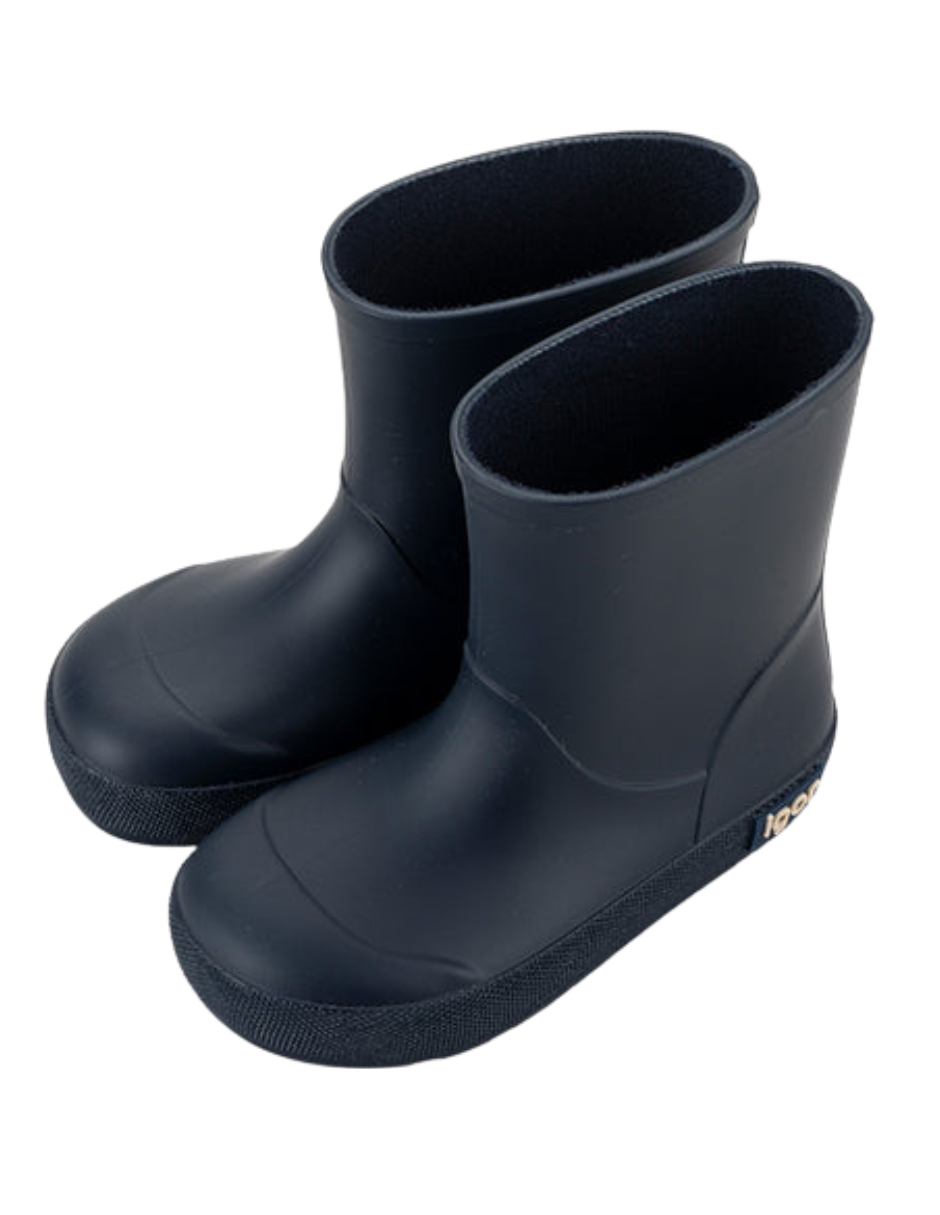 Bota Igor Lluvia Barefoot Corte Bajo Marino para Niño