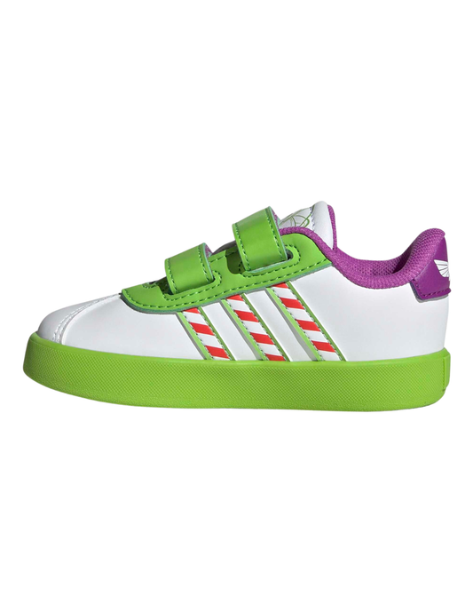 TENIS ADIDAS VL COURT BUZZ CF I BLANCOS PARA NIÑO