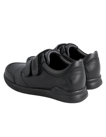 Zapato Biomecanics Escolar Dos Velcros Basico Negros para Niño