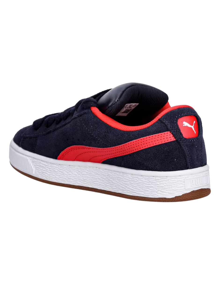 Tenis Puma Suede Xl Super Puma Jr Azul Marino para Niña