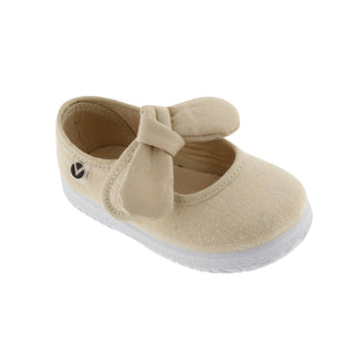 Zapato Lona Niña con Brillo y Pañuelo- VICTORIA