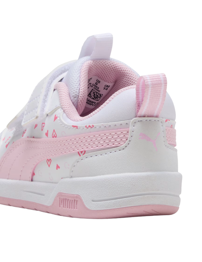 Tenis Puma Multiflex 2 Hearty V Inf Blancos para Niña