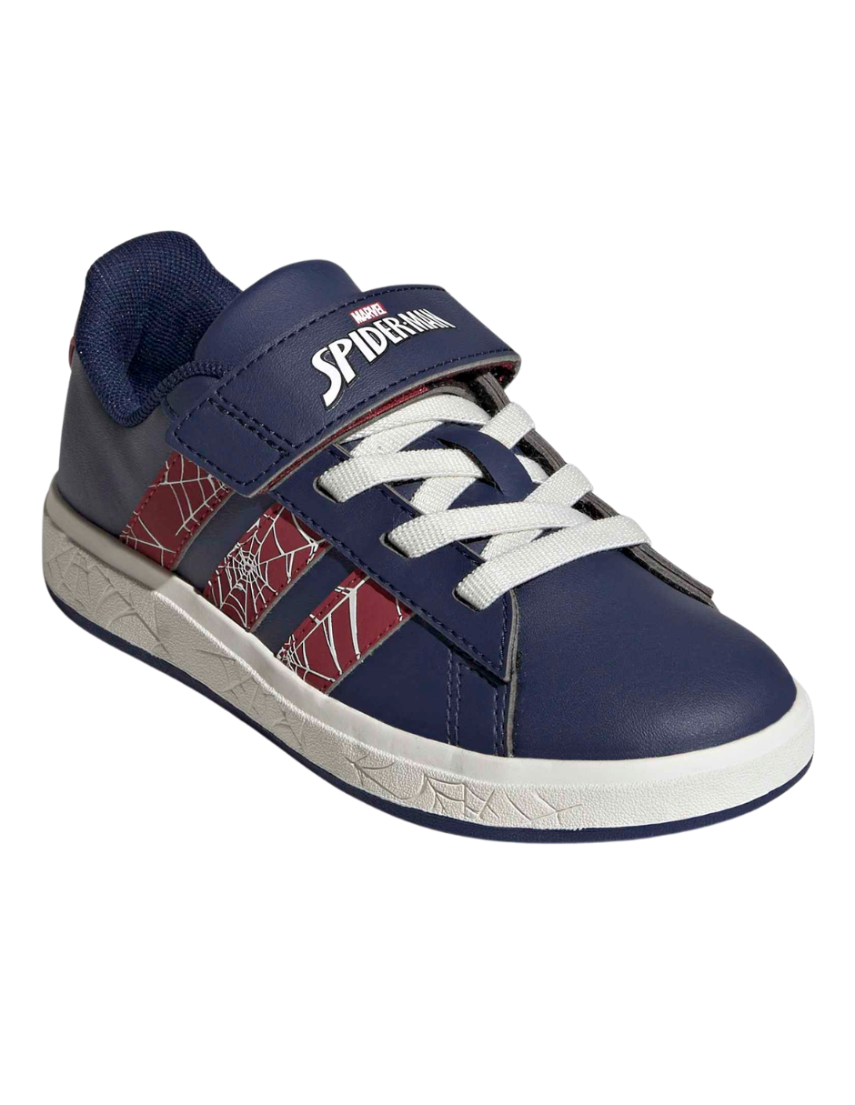 TENIS ADIDAS GRAND COURT SPIDER-MAN EL K AZUL PARA NIÑO
