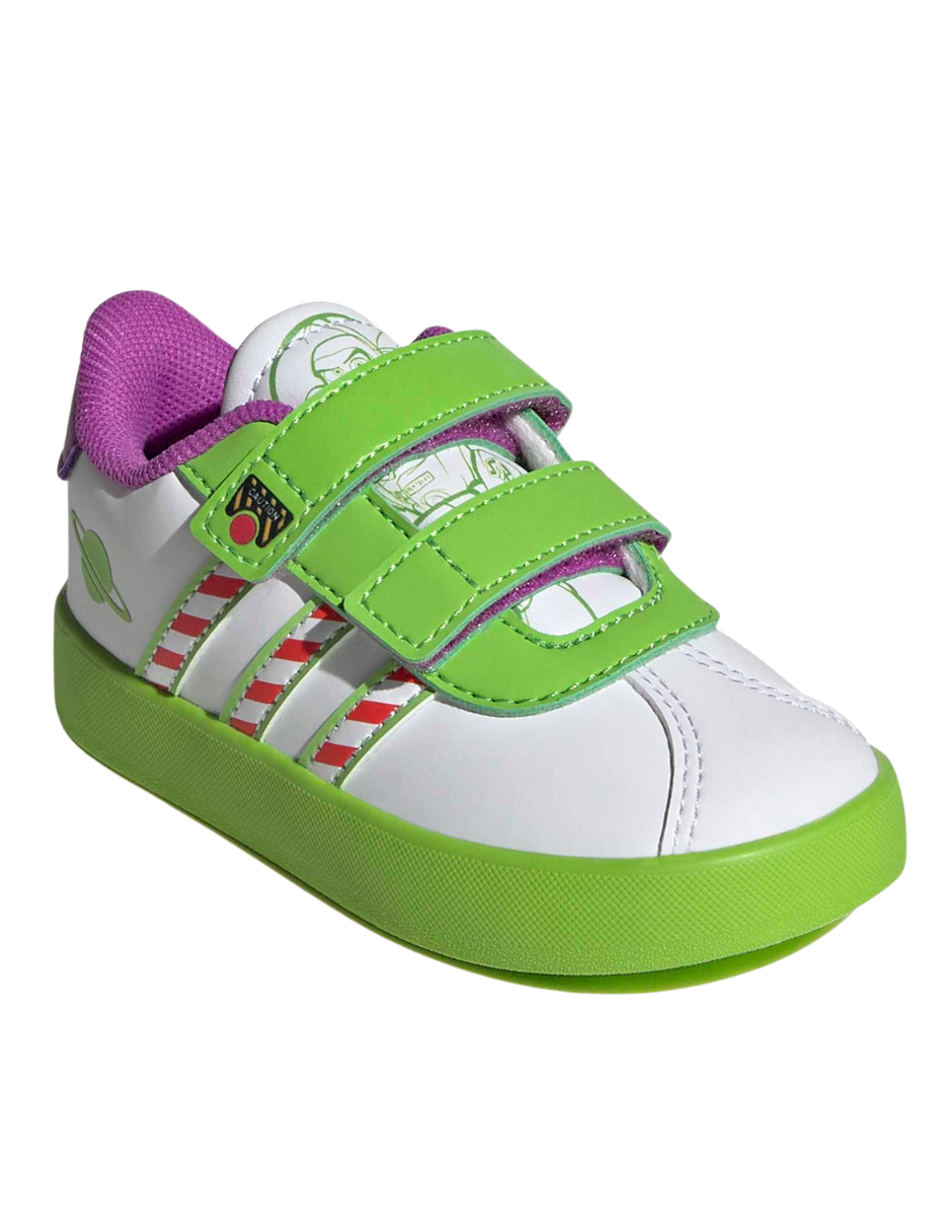 TENIS ADIDAS VL COURT BUZZ CF I BLANCOS PARA NIÑO