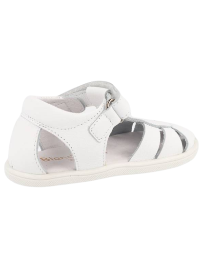 Sandalia Blanditos Barefoot Tiras Blancos para Bebé (Unisex)