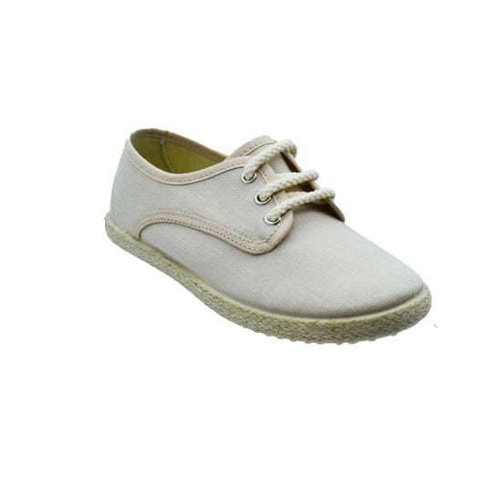 ZAPATO NIÑO LONA CORDONES/YUTE- PEKIS