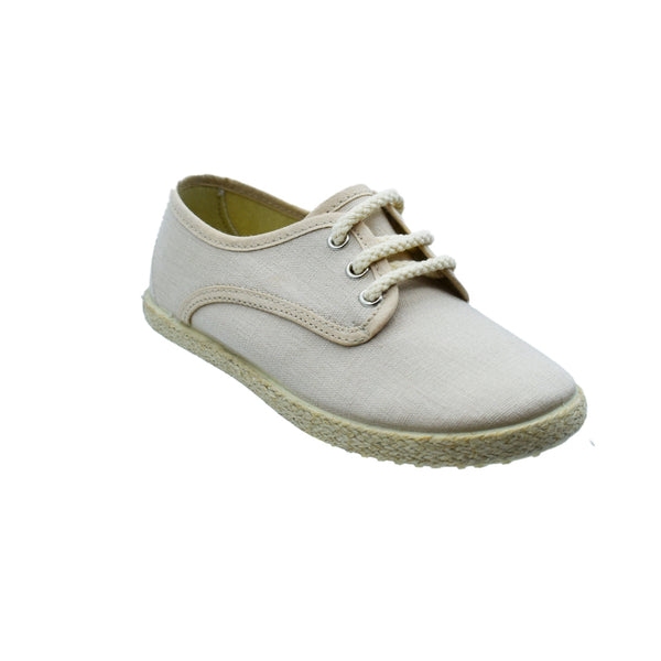 Alpargata Pekis en Lona Beige para Niño