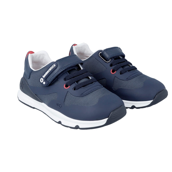 Tenis Deportivo Niño Azul Marino con Doble Velcro - BIOMECANICS