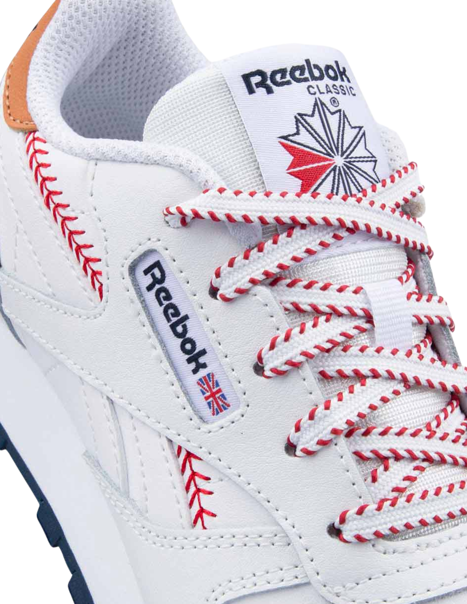 Tenis Reebok Classic Leather Blancos para Niño