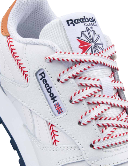 Tenis Reebok Classic Leather Blancos para Niño
