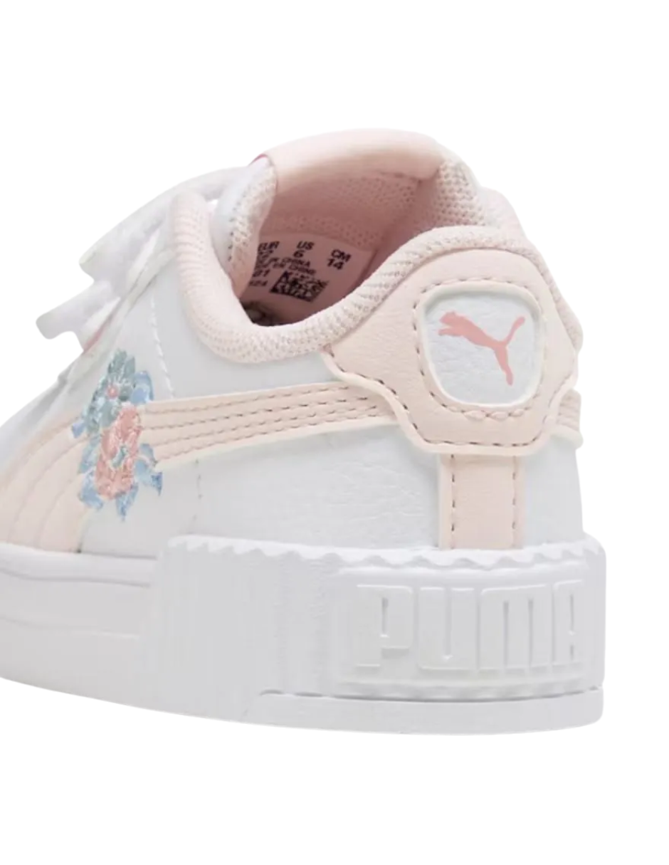 Tenis Puma Carina 3.0 Floral V Inf Blancos para Niña