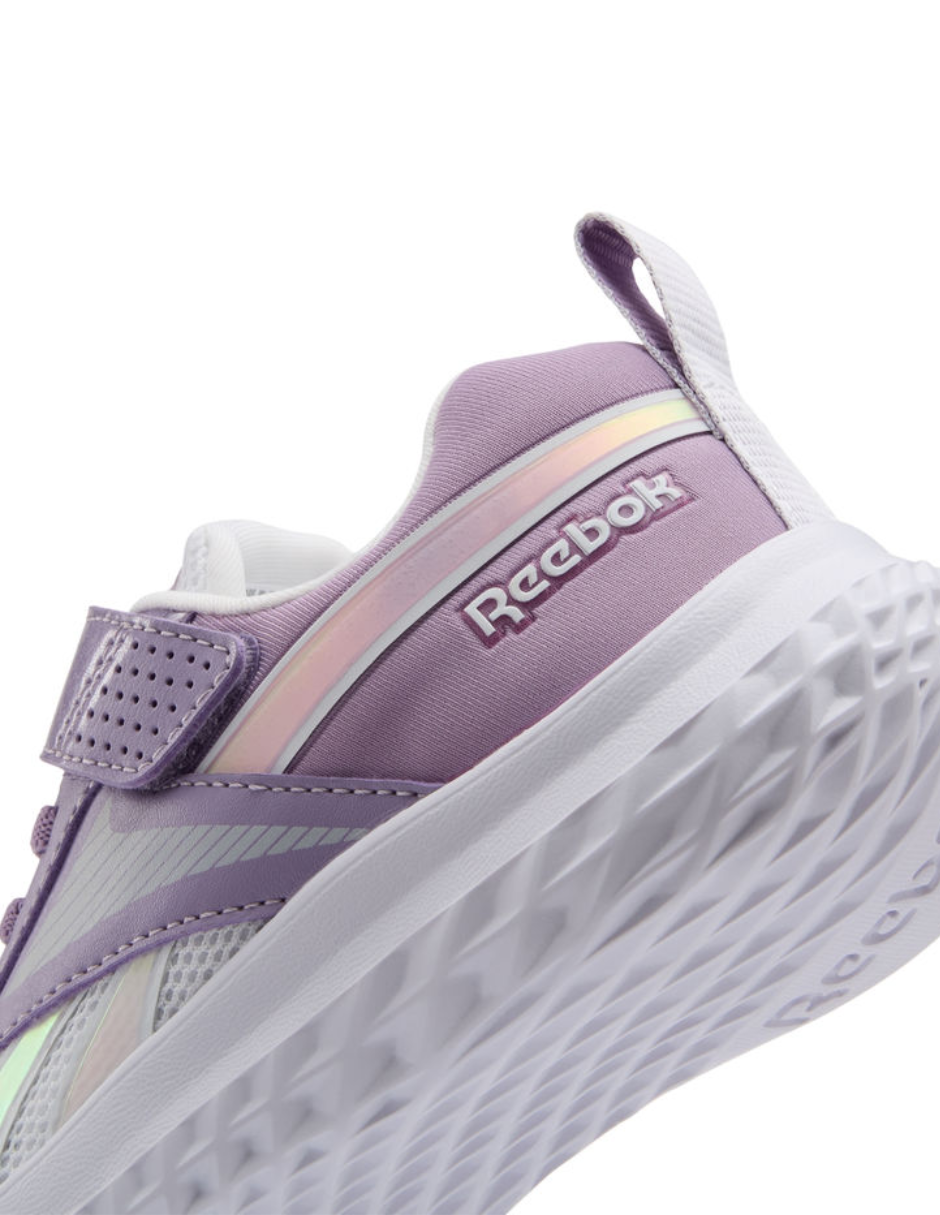 Tenis Reebok Rush Runner 5 Elastic Lace & Top Strap Morados para Niña