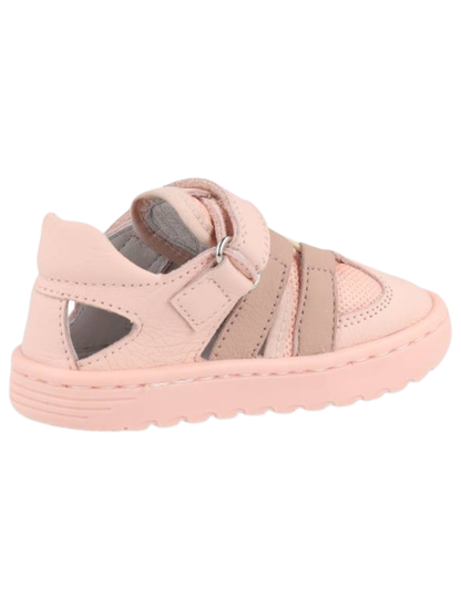 Sandalia Blanditos Barefoot Con Velcro Rosa-palos para Niña