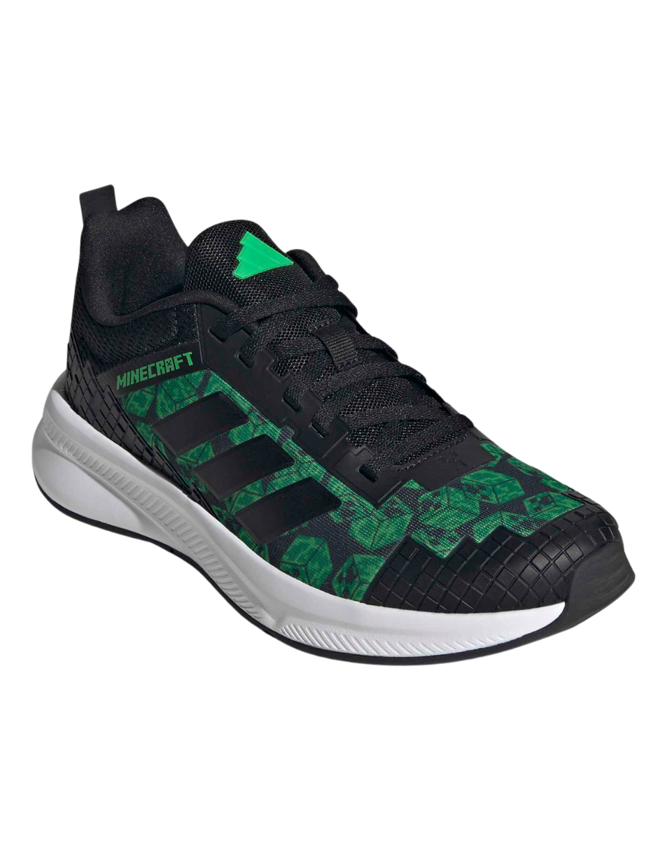 Tenis Adidas Minecraft Fortarun J Negros para Niño