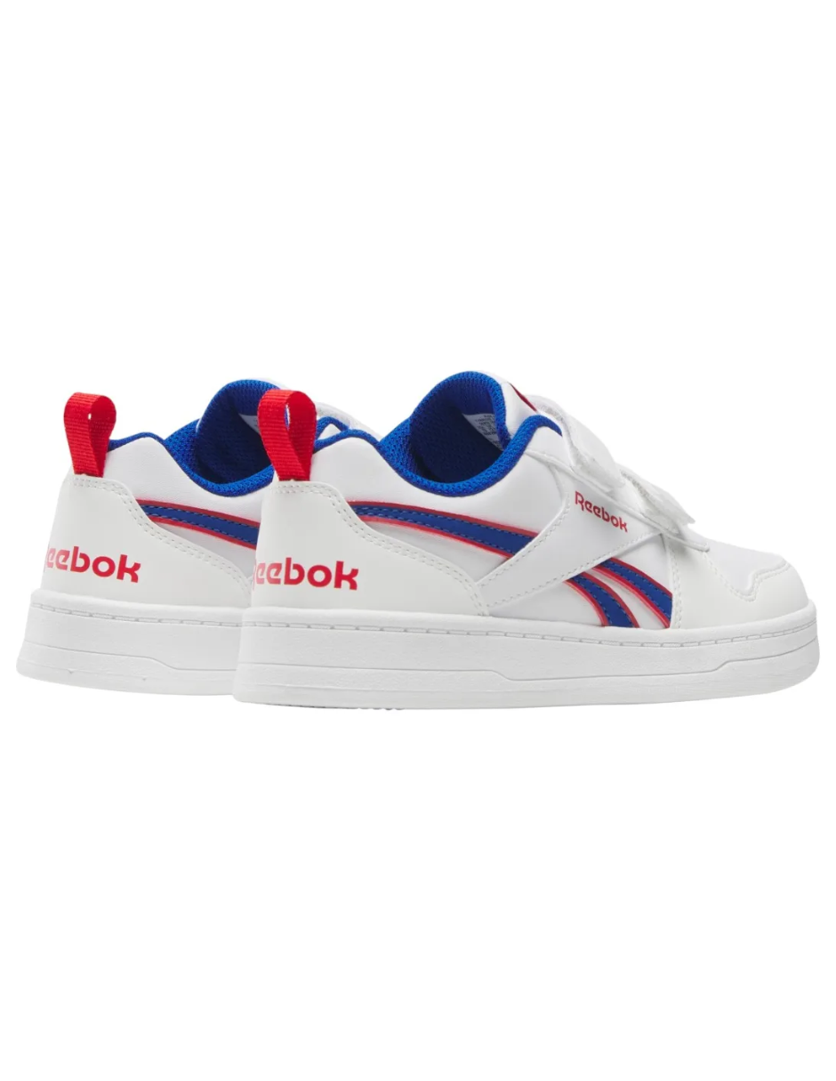 Tenis Reebok Royal Prime 2.0 Two Strap Hoop & Loop Blancos para Niño