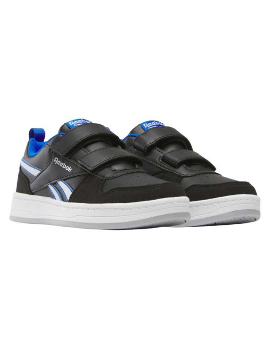 Tenis Reebok Royal Prime 2.0 Two Strap Hoop & Loop Negros para Niño
