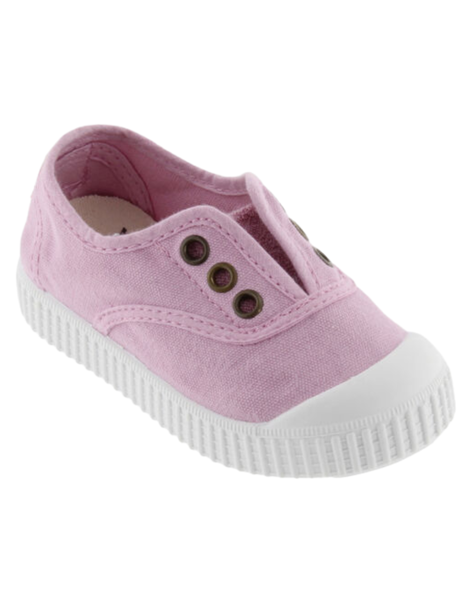 Zapato Victoria Petalos de Lona con Resorte para Niña