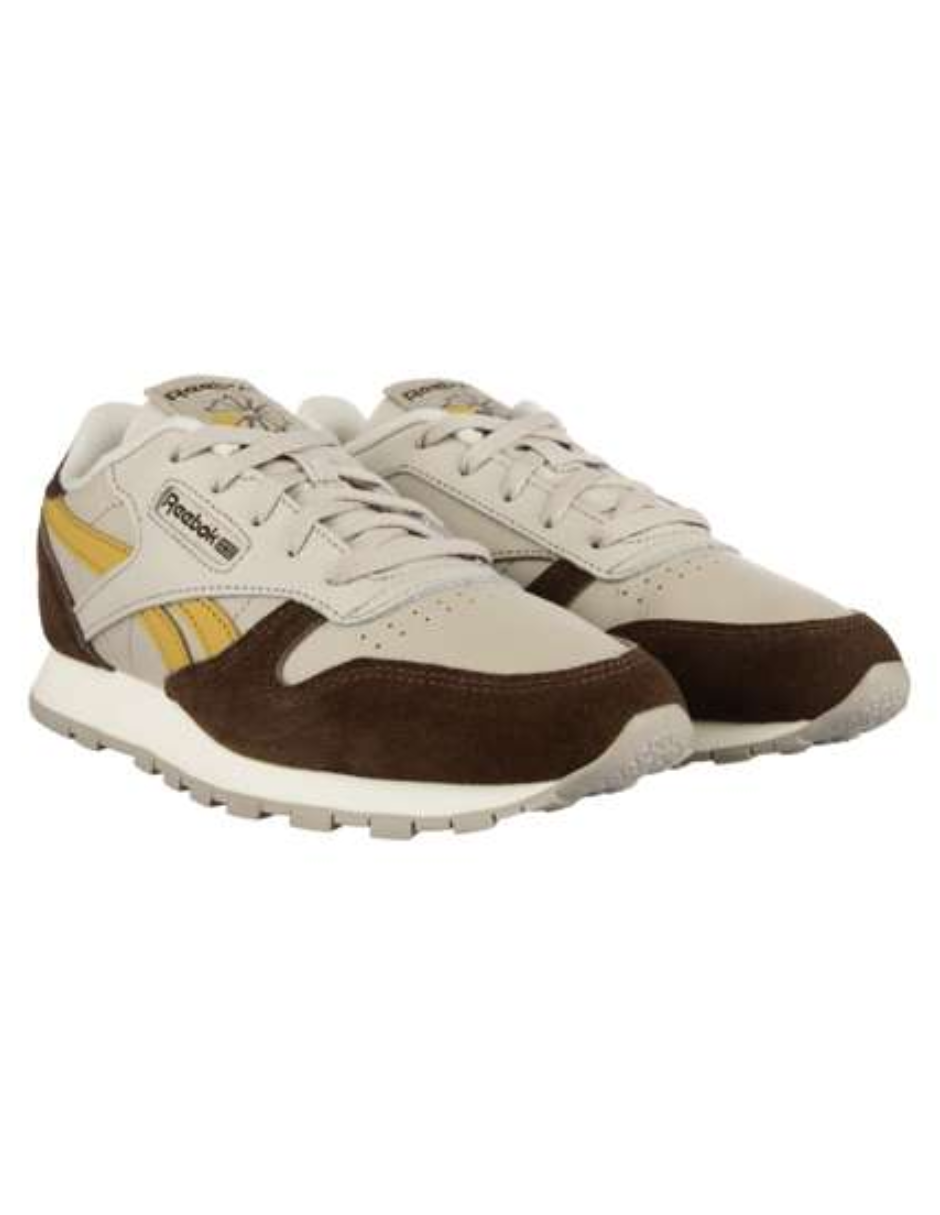 Tenis Reebok Classic Leather Cafes para Niño