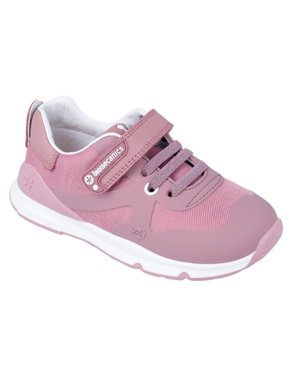 Zapato Deportivo Biomecanics Malva con Velcro/Resorte para Niña