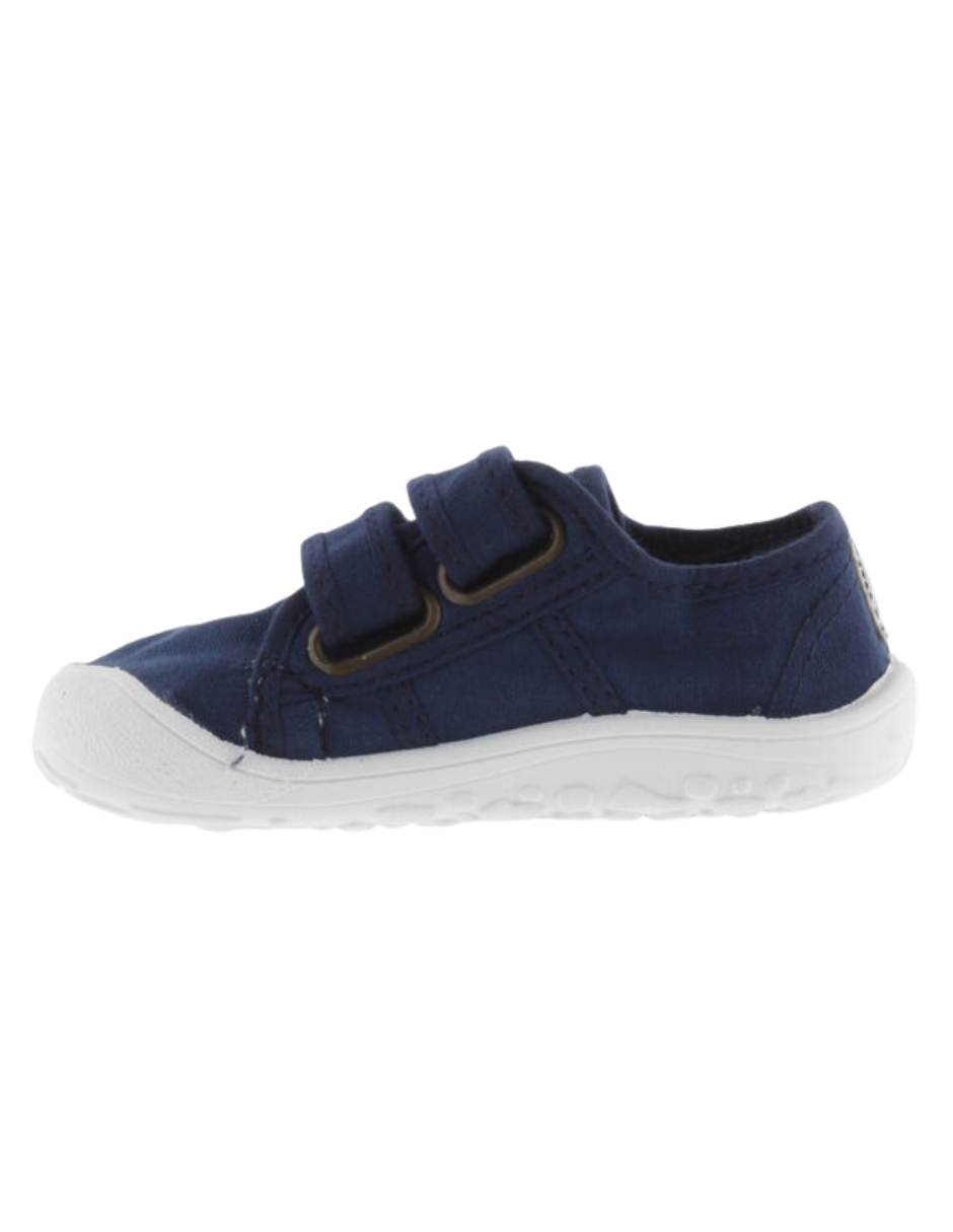 Zapato Barefoot Victoria Lona Basket Azul Marinos para Niño
