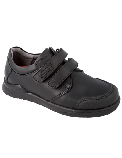 Zapato Biomecanics Escolar Dos Velcros Basico Negros para Niño