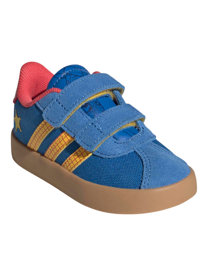 TENIS ADIDAS VL COURT WOODY CF I AZUL REY PARA NIÑO