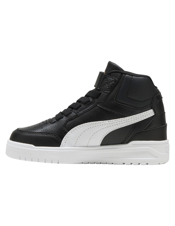 Tenis Puma Shuffle Downtown Mid AC+ PS Negros para Niño