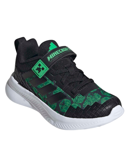 Tenis Adidas Minecraft Fortarun EL C Negros para Niño