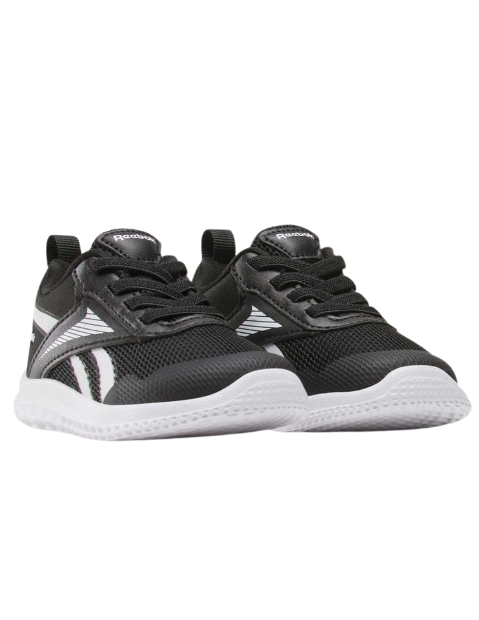 Tenis Reebok Rush Runner 5 Elastic Lace Negros para Niño