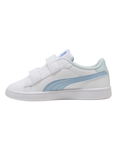 Tenis Niña Puma Smash 3.0 Badges V Ps Blanco -Puma