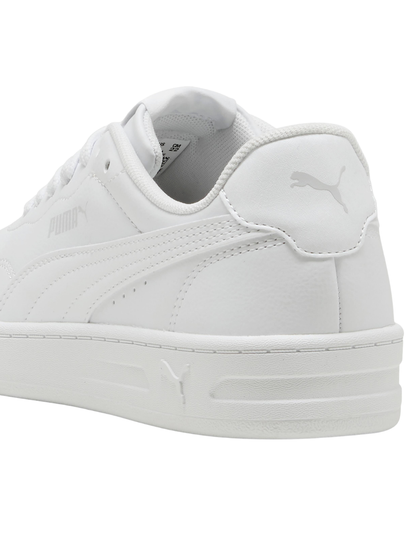 Tenis Puma Court Lally JR Blancos para Niños(Unisex)