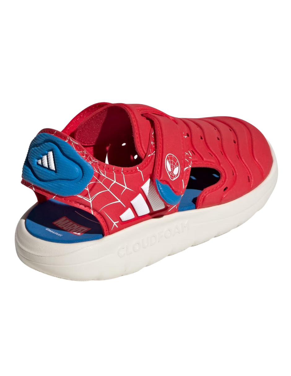 TENIS ADIDAS WATER SANDAL SPIDER MAN C ROJOS PARA NIÑO