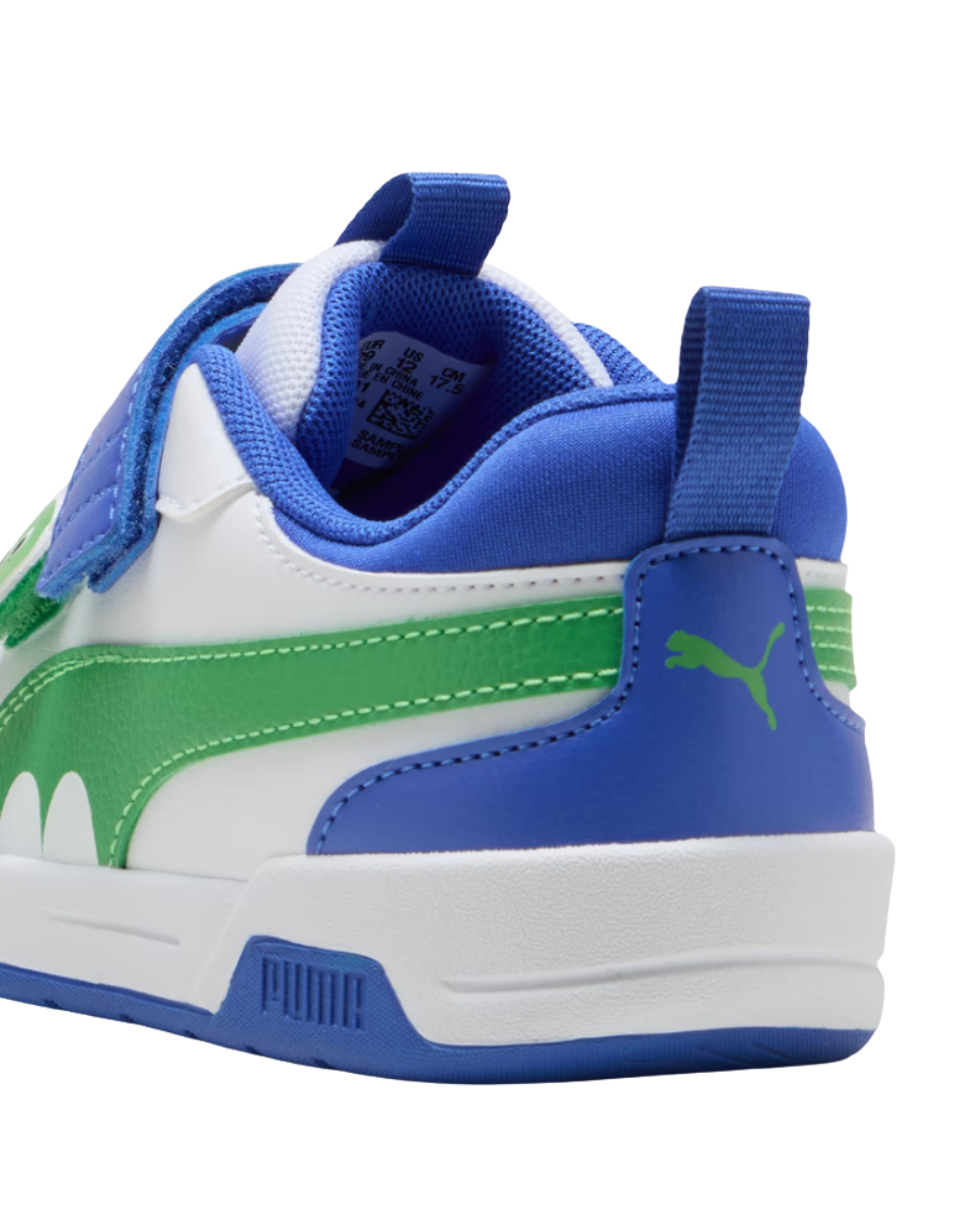 Tenis Puma Multiflex 2 Dino V PS Blancos para Niño