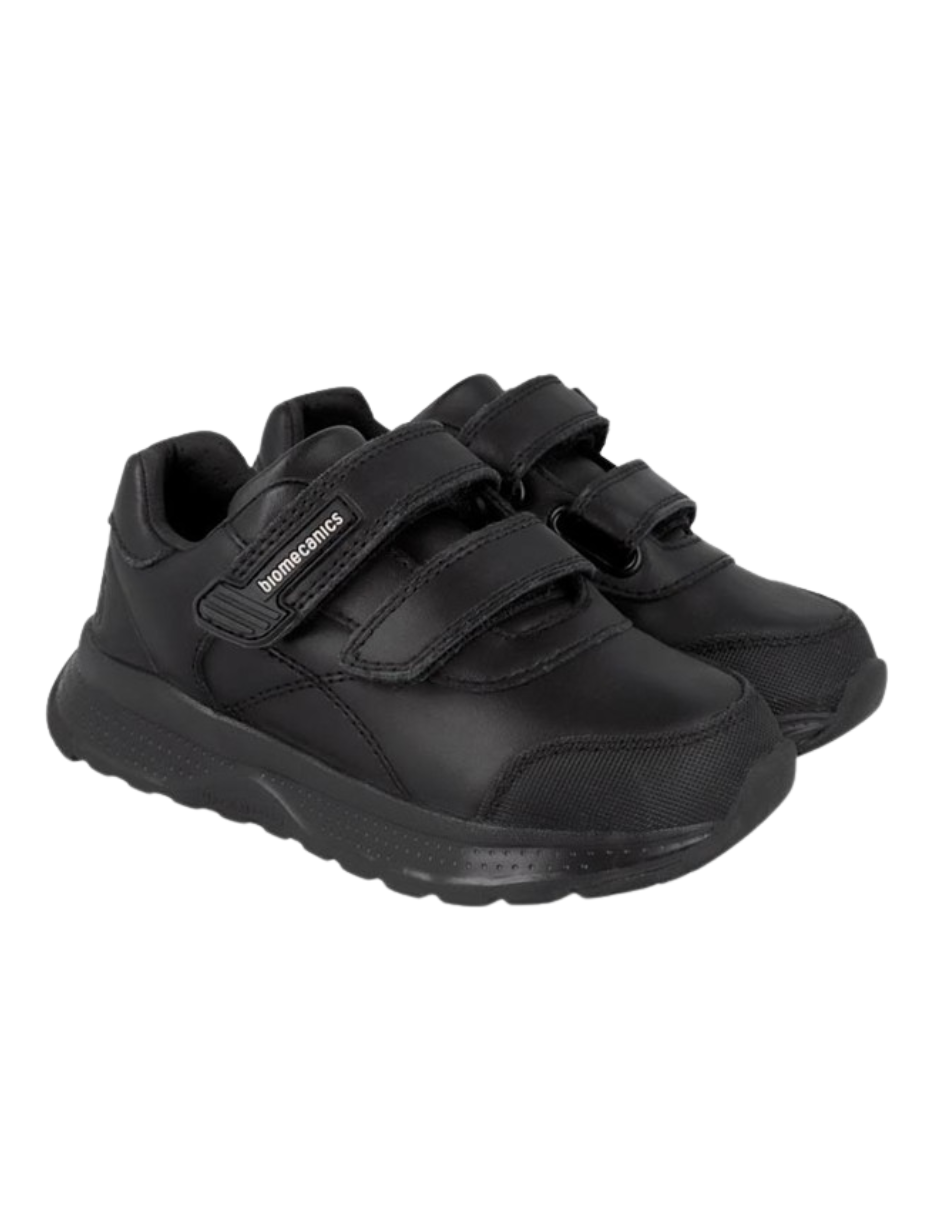 Zapato Biomecanics Escolar Deportivo Puntera Negros para Niños(Unisex)