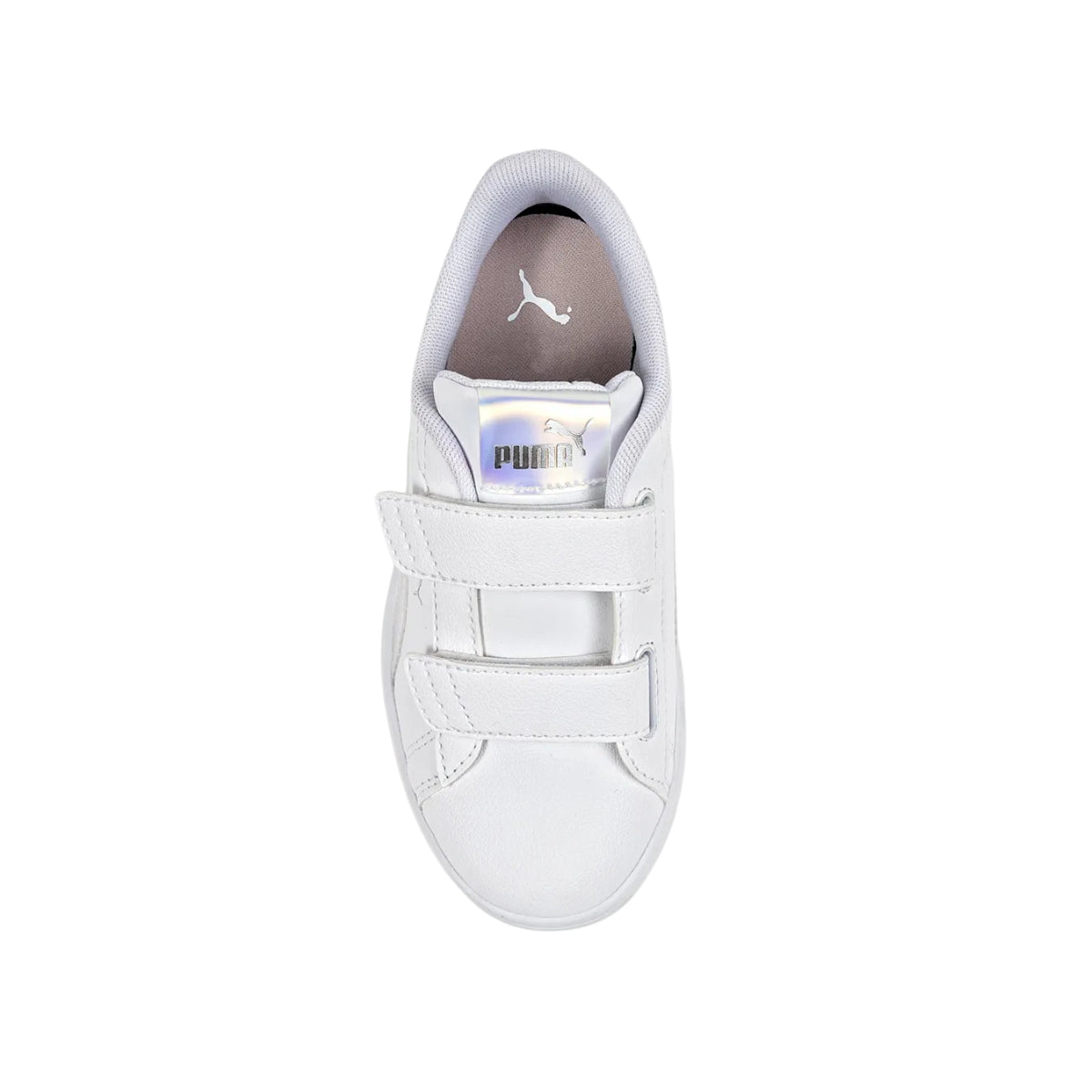 Tenis Niña Smash 3.0 Holo Blanco – PUMA
