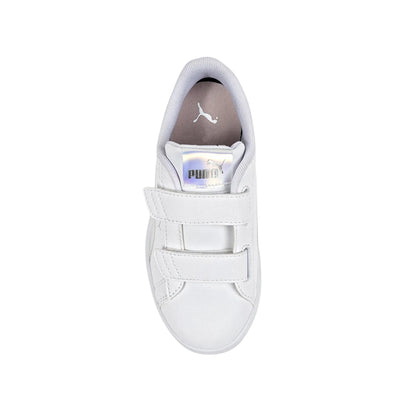 Tenis Niña Smash 3.0 Holo Blanco – PUMA