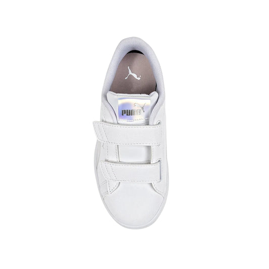 Tenis Niña Smash 3.0 Holo Blanco – PUMA