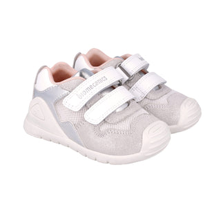 ZAPATO NIÑA DOBLE VELCRO PIEL/ BIOMECANICS