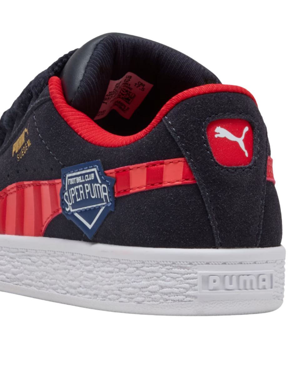 Tenis Puma Suede Xl Super Puma Ps Azul Marino para Niño