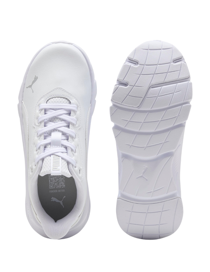 Tenis Puma Flexfocus Lite Modern SL JR Blancos para Niños(Unisex)