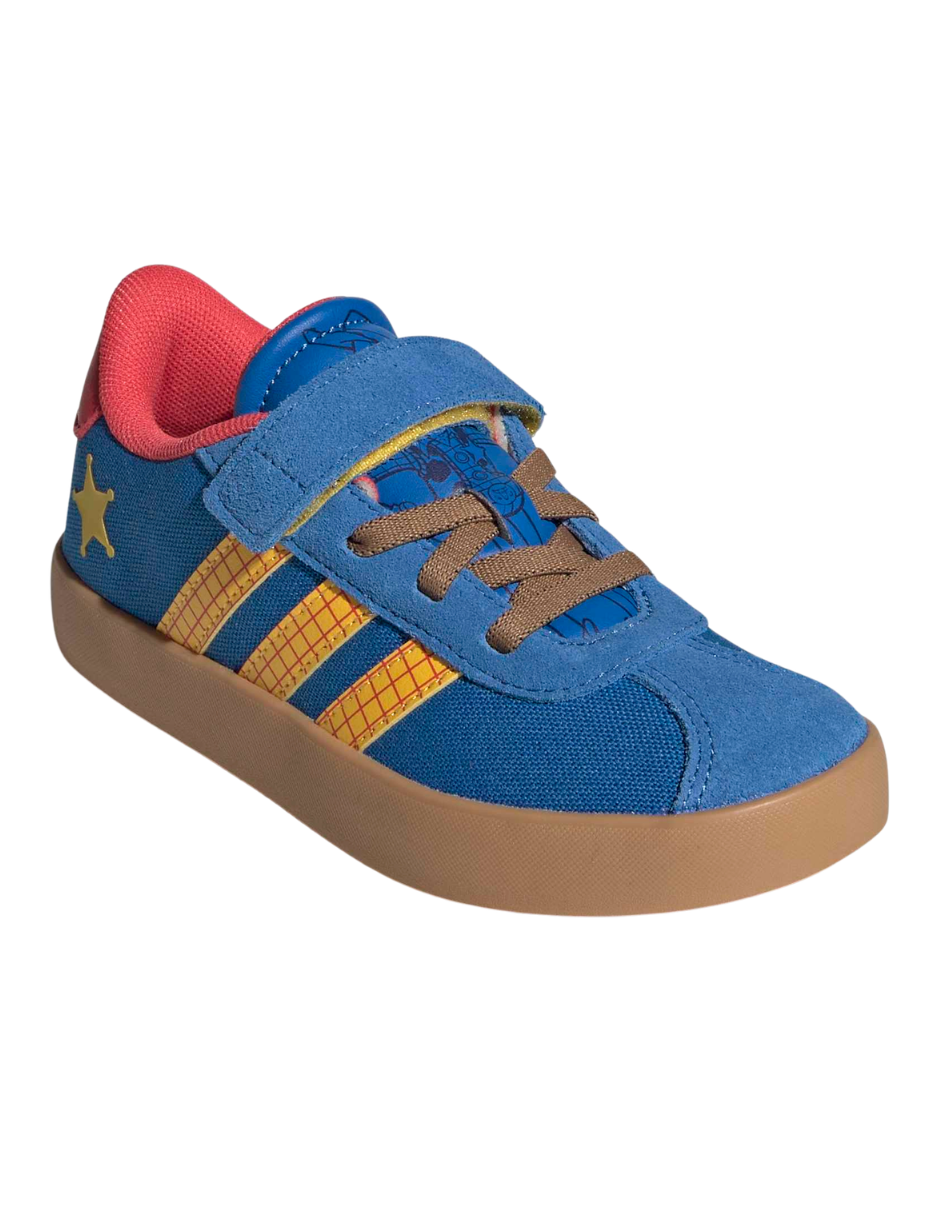 TENIS ADIDAS VL COURT WOODY EL C AZUL REY PARA NIÑO