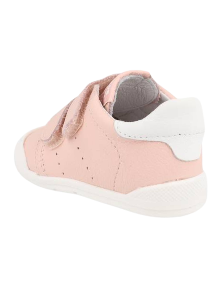 Zapato Barefoot Blanditos Dos Velcros Rosas para Niña