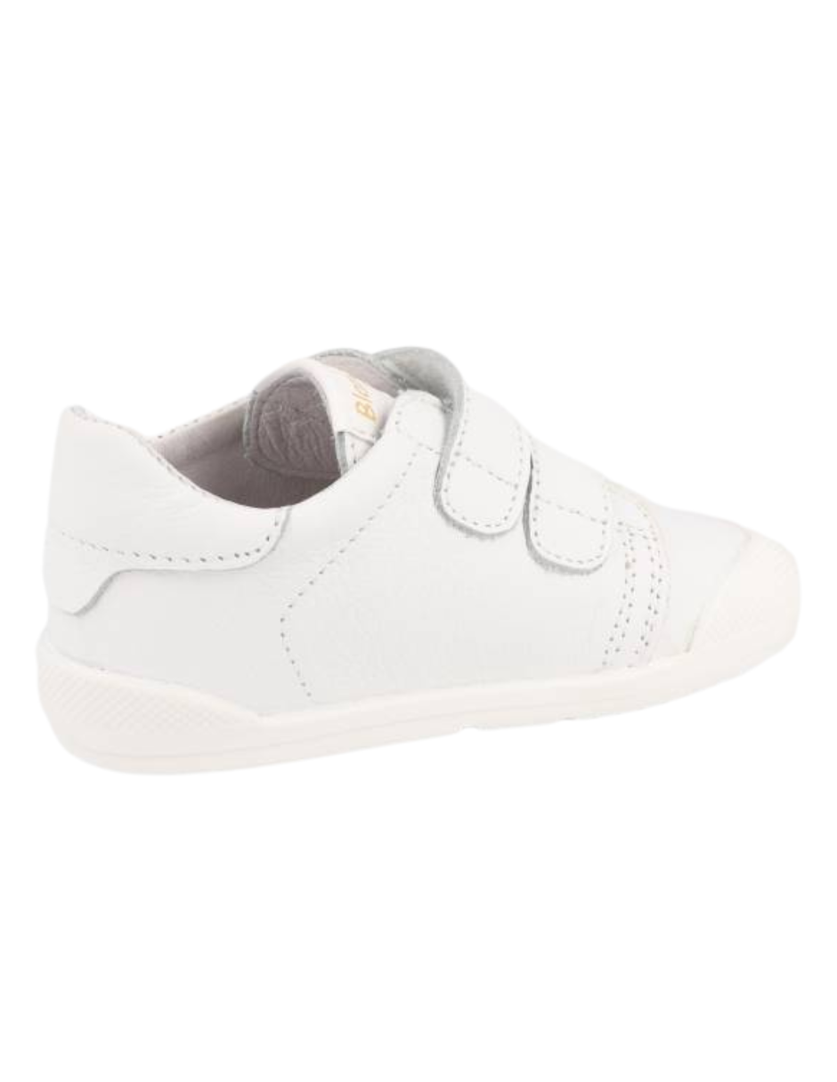 Zapato Blanditos Barefoot Dos Velcros Blancos para Bebé (Unisex)